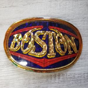 Vintage BOSTON Rock Band 1977 Pacifica Mfg Belt Buckle Original Owner